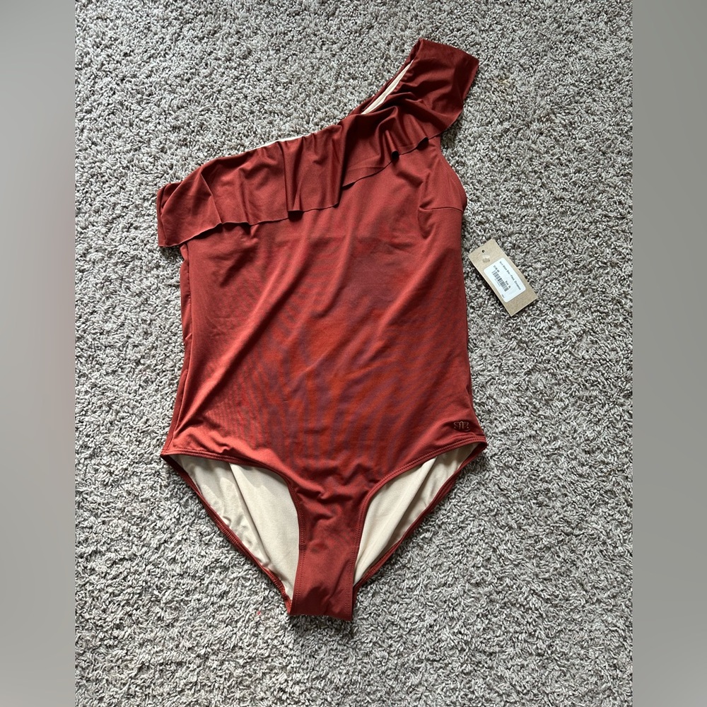 Albion Women’s Icon Wave One-Piece, Cinnamon - XL